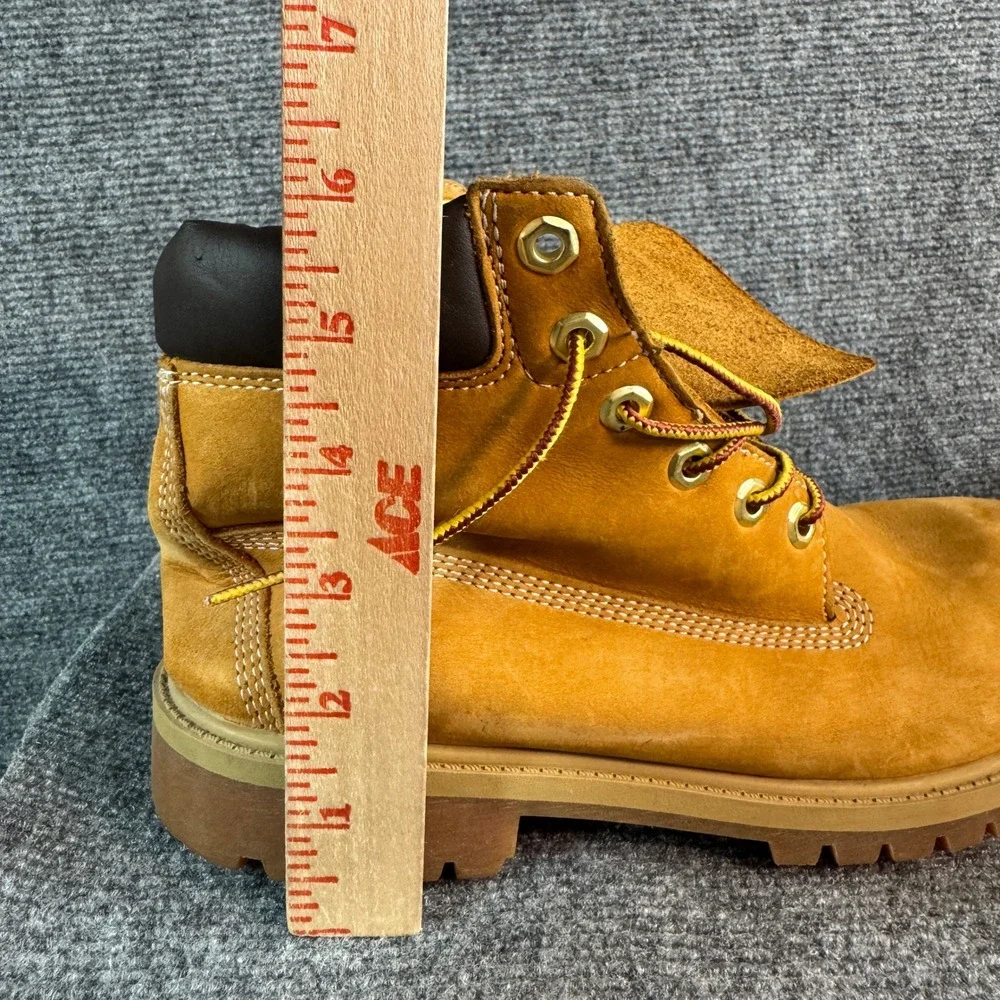 Timberland 6 Inch Premium Waterproof Boots Wheat Nubuck Leather Mens 7.5